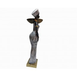 STATUETA DECORATIVA ,FEMEIE AFRICANA 2