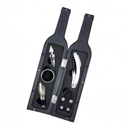 Set cadou 5 in 1 sticlă accesorii vin