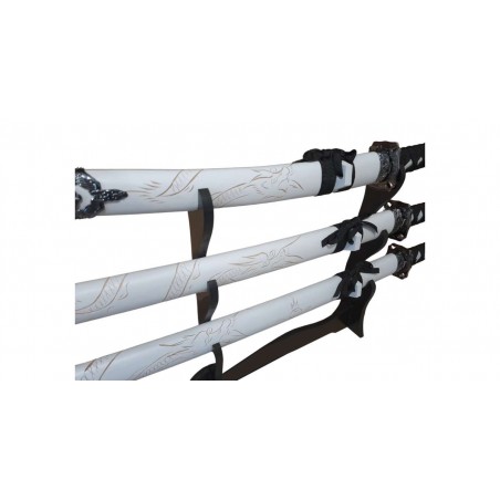 Set cadou 3 Săbii katane decorative cu suport lemn