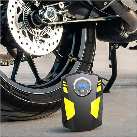 COMPRESOR AUTO PORTABIL,AFISAJ DIGITAL,LUMINA LED,DC 12 V