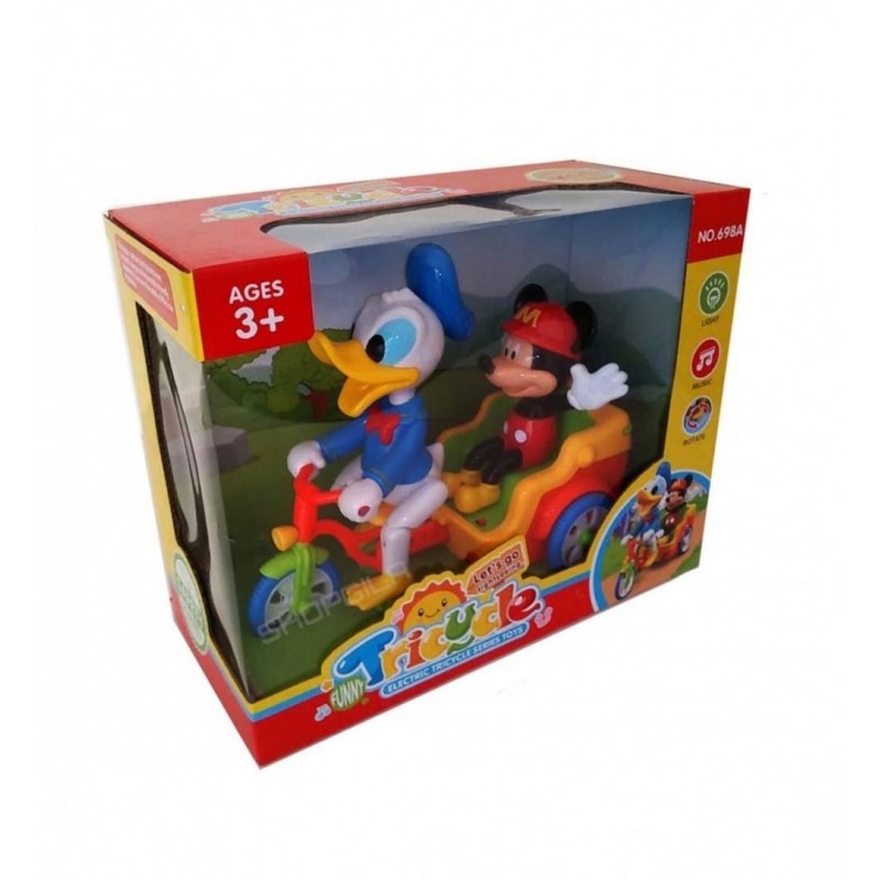 JUCARIE DONALD DUCK SI MICKEY MOUSE PE TRICICLETA