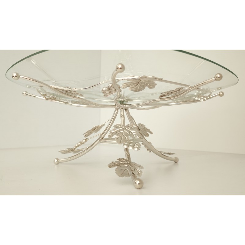 FRUCTIERA DIN STICLA CU PICIOR ARGINTAT