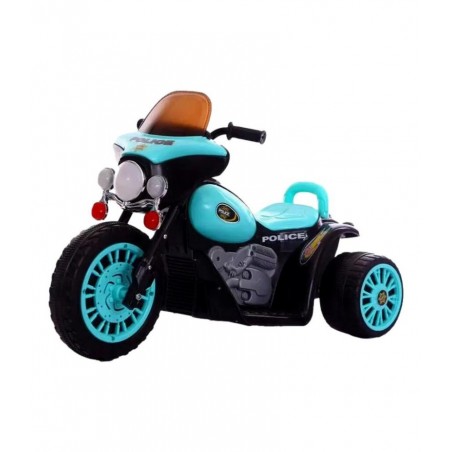 Motocicleta electrica de politie pentru copii, Lumini LED si Sunete
