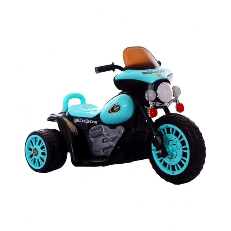 Motocicleta electrica de politie pentru copii, Lumini LED si Sunete
