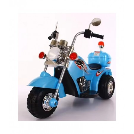 Motocicleta electrica de politie pentru copii, Lumini LED si Sunete