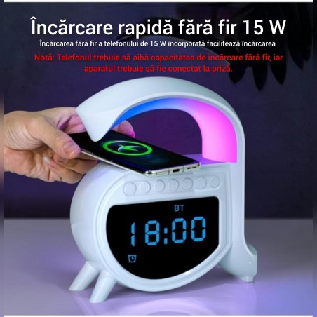 BOXA BLUETOOTH/CEAS/INCARCATOR WIRELESS/LAMPA LED