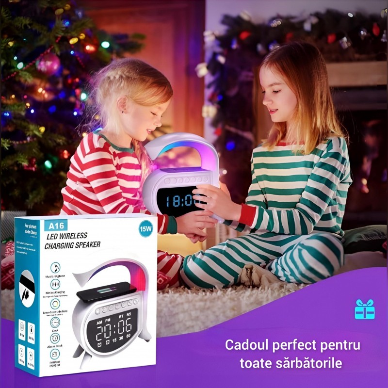 BOXA BLUETOOTH/CEAS/INCARCATOR WIRELESS/LAMPA LED