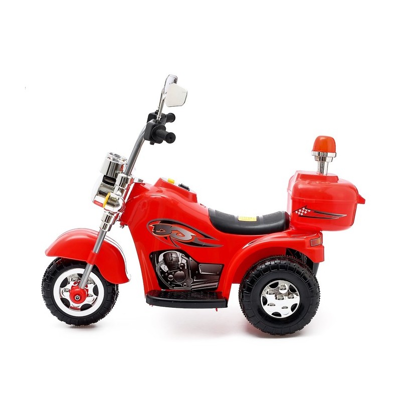 Motocicleta electrica de politie pentru copii, Lumini LED si Sunete