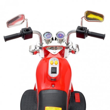 Motocicleta electrica de politie pentru copii, Lumini LED si Sunete