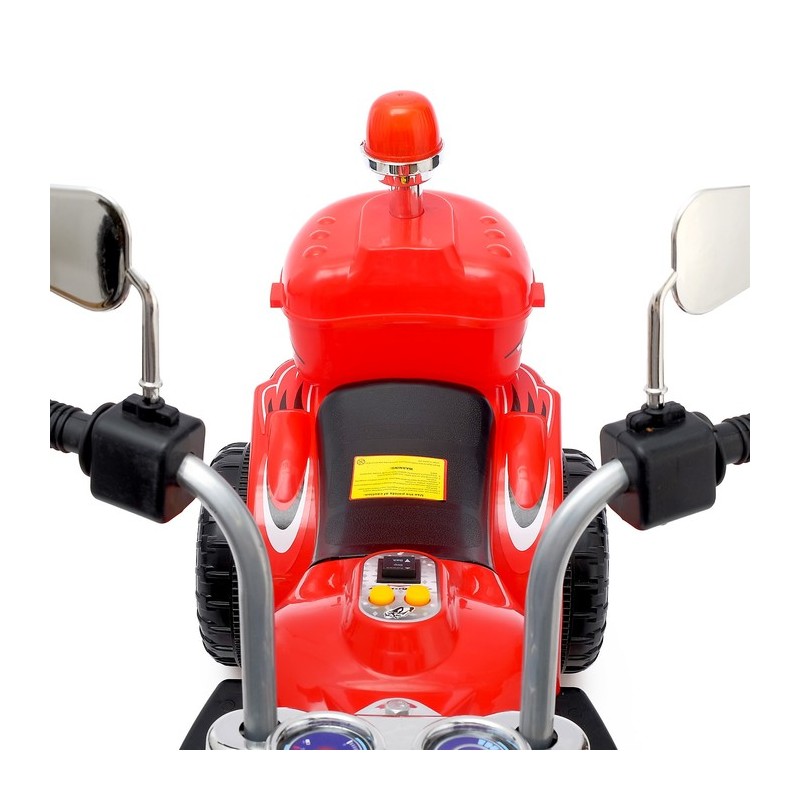 Motocicleta electrica de politie pentru copii, Lumini LED si Sunete