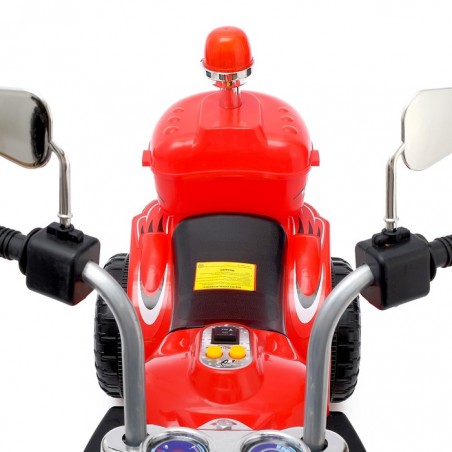 Motocicleta electrica de politie pentru copii, Lumini LED si Sunete