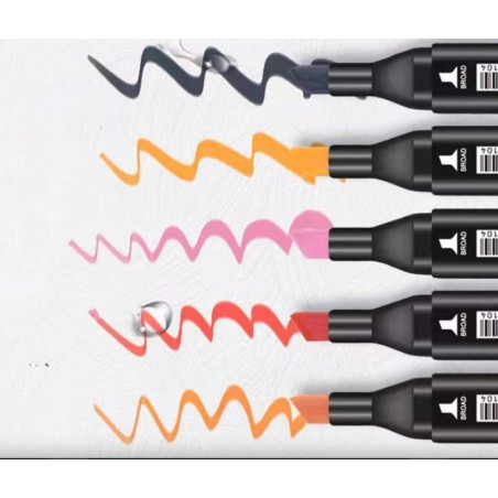 SET 80 DE CARIOCI/MARKERE PROFESIONALE,CAP DUBLU