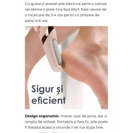 Pila Electrica Calcaie PRETTY GIRL ,PEDI
