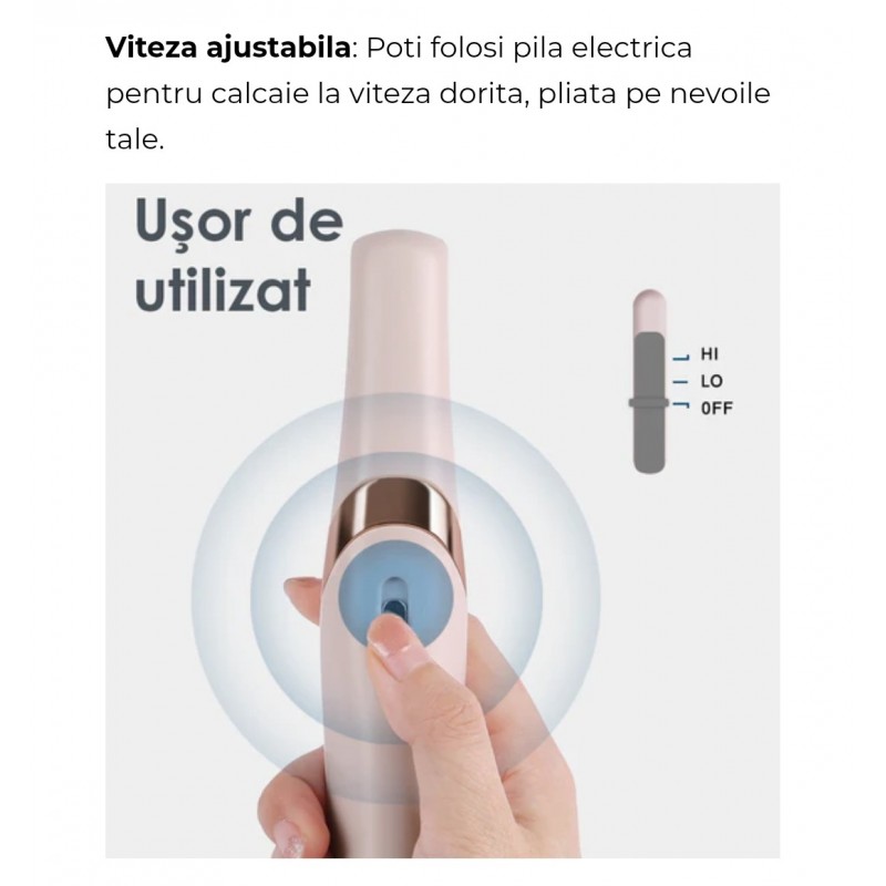 Pila Electrica Calcaie PRETTY GIRL ,PEDI